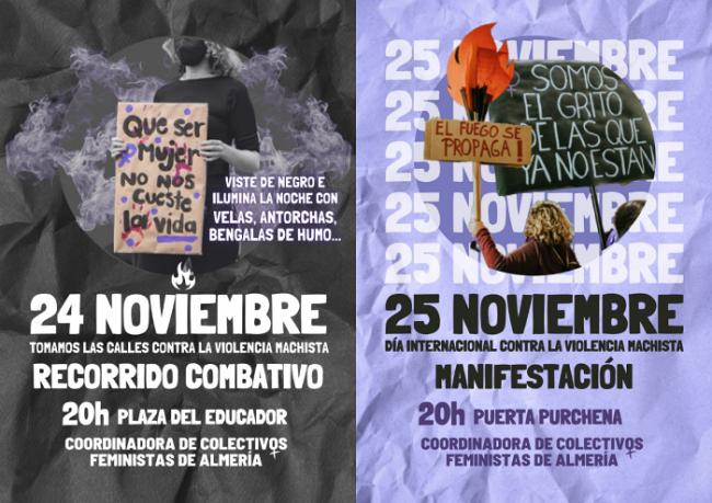 La Coordinadora Feminista anuncia su lema para el 25N: 'Ni una menos entre nosotras'