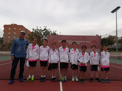 El benjamín masculino del Club de Tenis Aguadulce, campeón de Andalucía por equipos de club en primera división