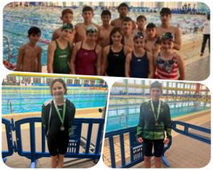 El masculino alevín del Club Natación Almería acaba 3º de Andalucía