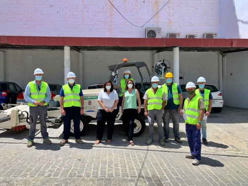 Recta final del curso de Dumper a trabajadores del PFEA