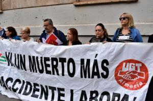 Concentración tras el séptimo muerto en accidente laboral