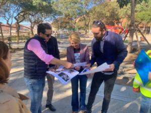 Las obras en el Parque de La Goleta reciben los juegos infantiles