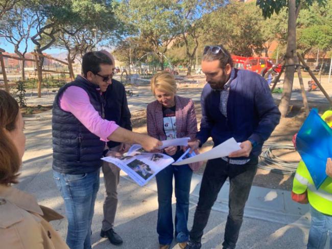 Las obras en el Parque de La Goleta reciben los juegos infantiles