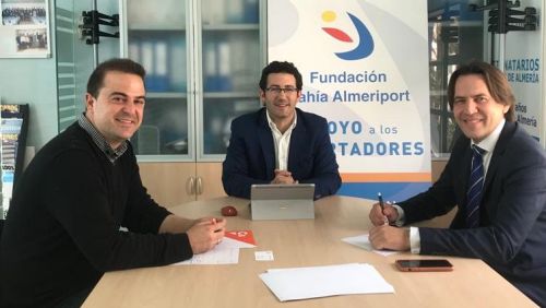 La Fundación Bahía Almeriport presenta sus proyectos al portavoz de Ciudadanos en la Diputación