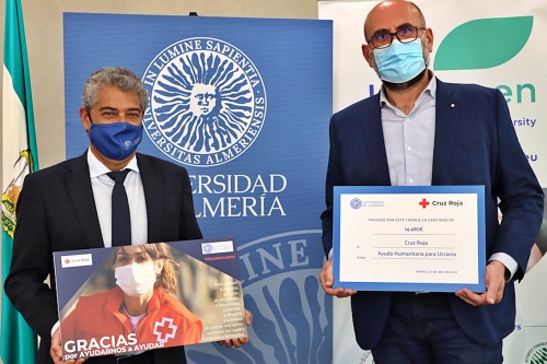 La comunidad universitaria recauda 14.480 euros para Ucrania con Cruz Roja