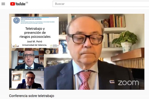José María Peiró facilita claves para un teletrabajo eficaz sin riesgos psicosociales