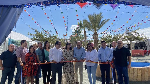 Diputación vive con los huercalenses la inauguración de su feria