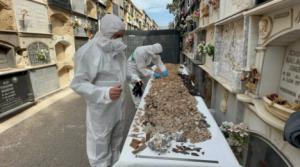 Sí, son Los Coloraos y están en el cementerio de Almería