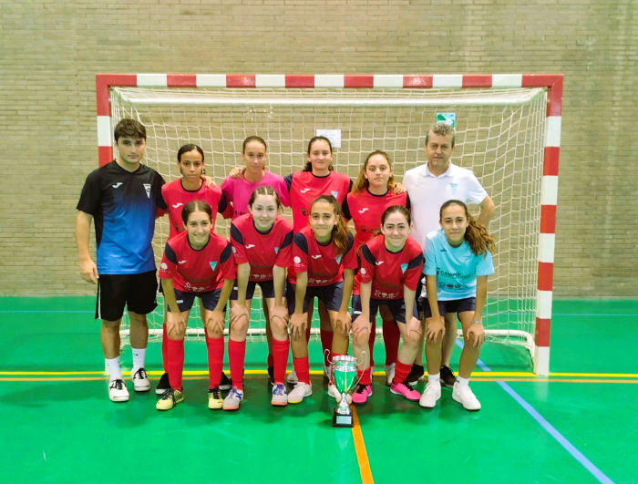Subcampeonato del Poli Ejido cadete/infantil femenino de fútbol sala brilla en la Copa Federación