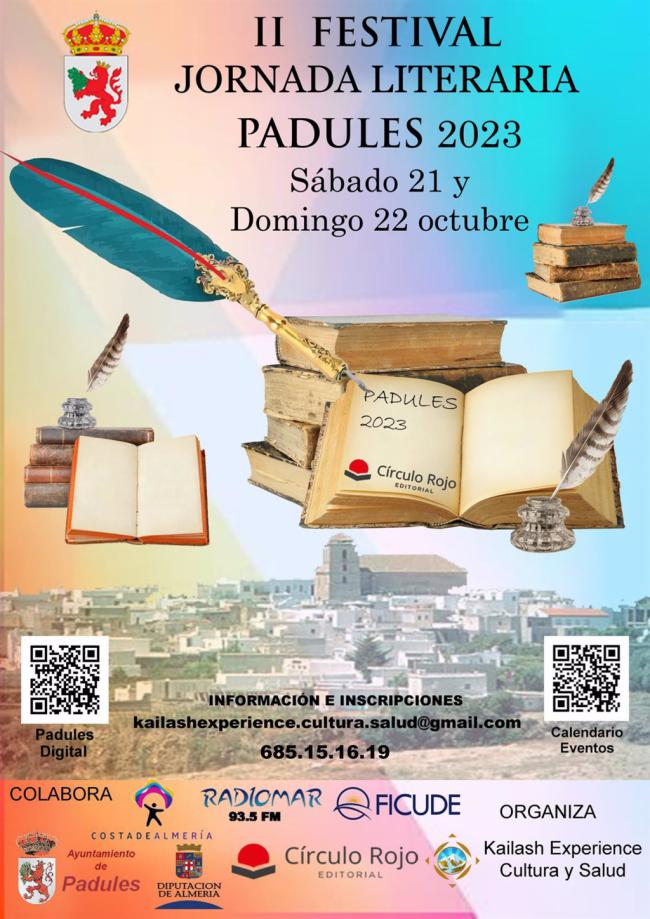 Diputación acerca la cultura con el II Festival Jornada Literaria de Padules 2023