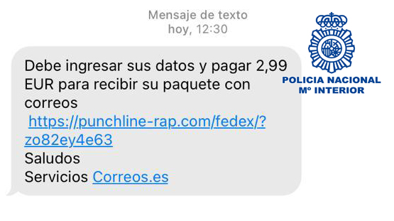 Nueva oleada de estafas por recogida de supuestos paquetes