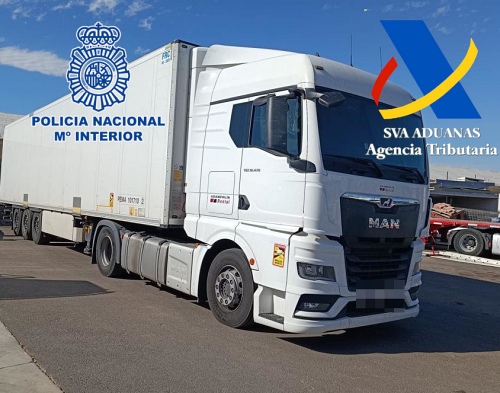 356 kilos de droga entre las hortalizas de un camión frigorífico