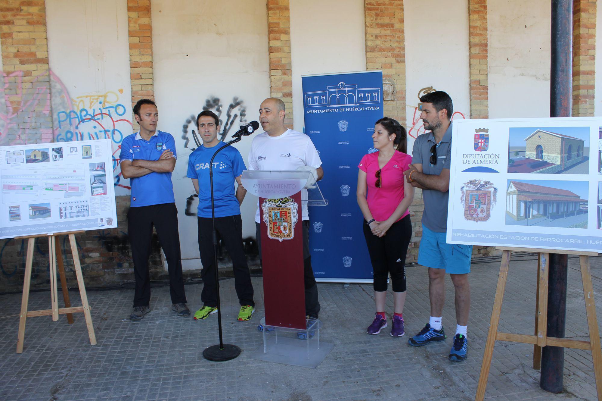 Vecinos y turistas disfrutarán de la antigua estación de tren de Huércal-Overa en el 2019