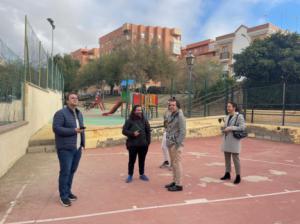 Burgos (CS) denuncia que el PP “pasa olímpicamente” de las pistas deportivas y del centro social del barrio de San Luis