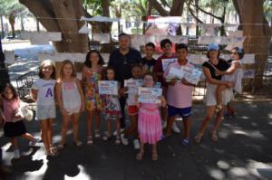 Un bosque de 300 dibujos crece en el parque Nicolás Salmerón en la Feria de Almería