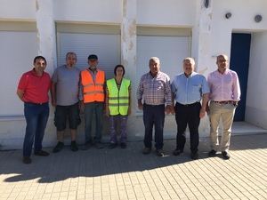 Las obras del PFEA mejoran la Escuela Infantil de María