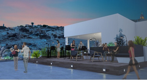 'Almería XXI' alquila el espacio de restauración del edificio de la Gerencia de Urbanismo