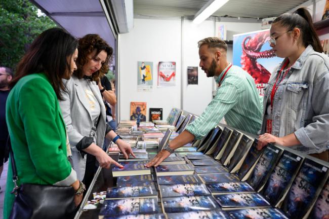 La Feria del Libro anima el centro durante el Puente de Mayo