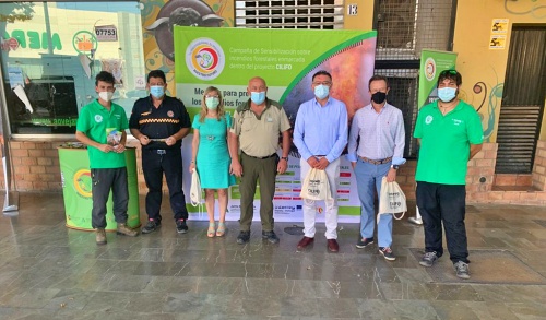 La campaña de prevención de incendios de la Junta llega a Berja