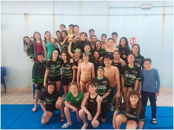 Club Natación Almería campeón provincial en categorías prebenjamín, benjamín y alevín