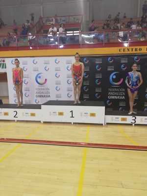 La pulpileña Julia García se proclama campeona de Andalucía de Gimnasia Rítmica júnior