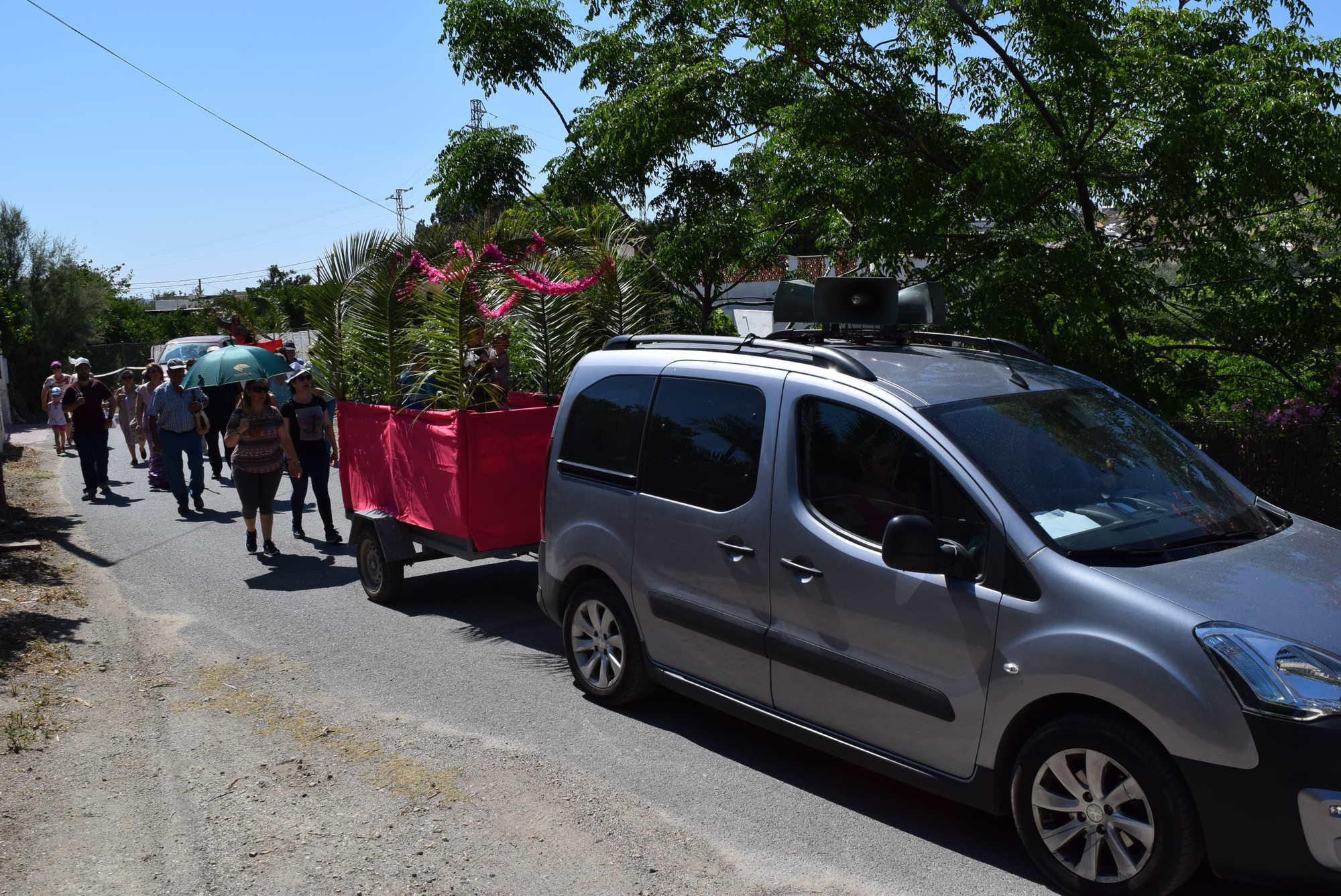 Vecinos de Gádor y Santa Fe se unen para celebrar la romería a Mondújar en honor a San Antonio
