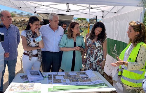 Junta emplea drones en las labores previas para la restauración del río Antas