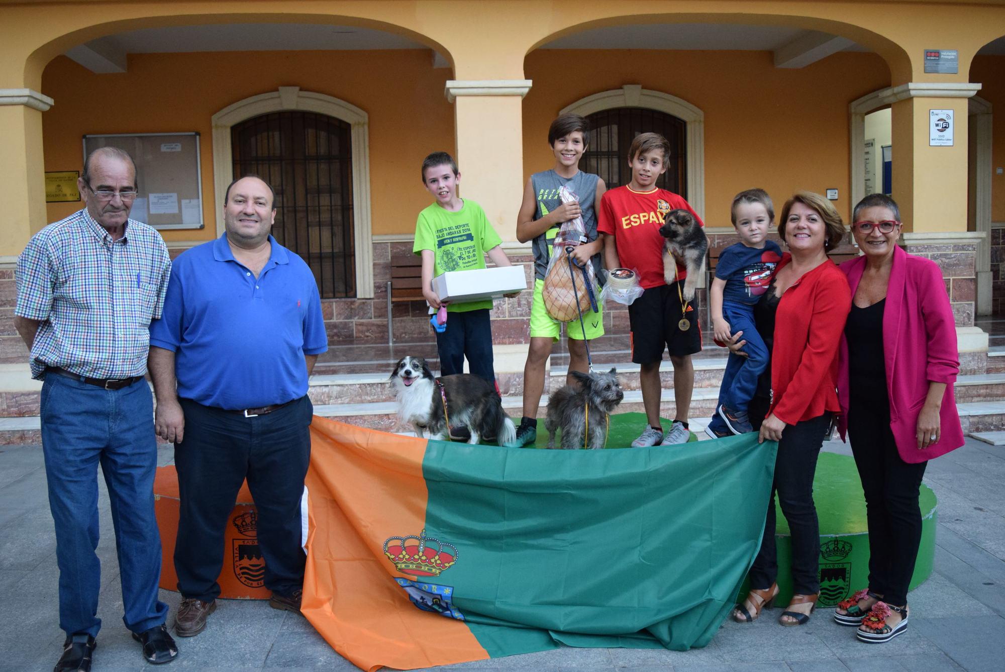 José Navarro Figueiredo y su perrita “Luna”, vencedores de la III Carrera de Canicross