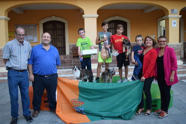 José Navarro Figueiredo y su perrita “Luna”, vencedores de la III Carrera de Canicross