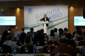 Maribel Sánchez dice que el PP quiere trasladar a la Junta el buen gobierno municipal del PP