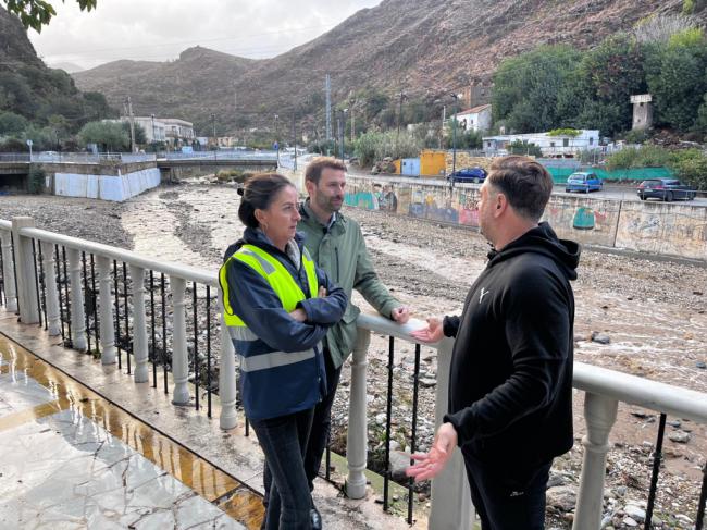 La delegada del Gobierno visita El Ejido tras la DANA