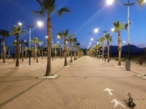 Renovación del alumbrado en el paseo marítimo de San Juan de los Terreros