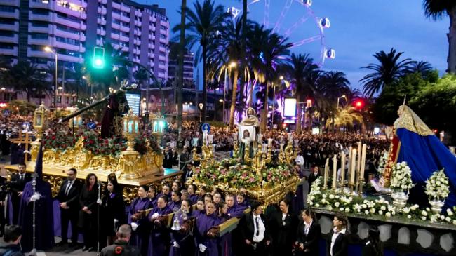 La Semana Santa de Almería alcanza picos de ocupación del 90%