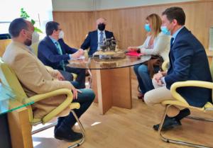 Parlamentarios y diputados del PP de Almería se reunen con el presidente de la Audiencia