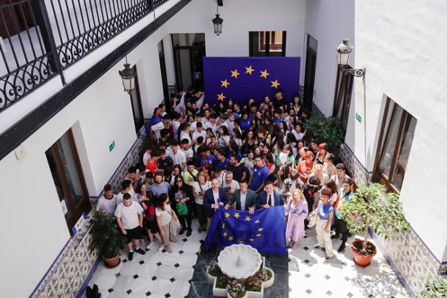 Diputación celebra el 'Día de Europa' junto a 160 estudiantes