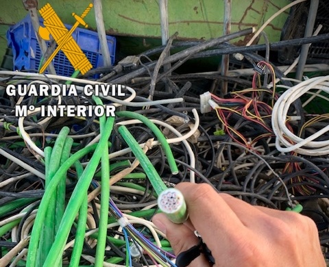 Un detenido por robar cable de cobre y otro por sustraer herramientas