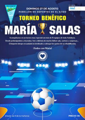 El Poli Ejido de futsal y cientos de jugadores ayudarán a María Salas en el torneo benéfico