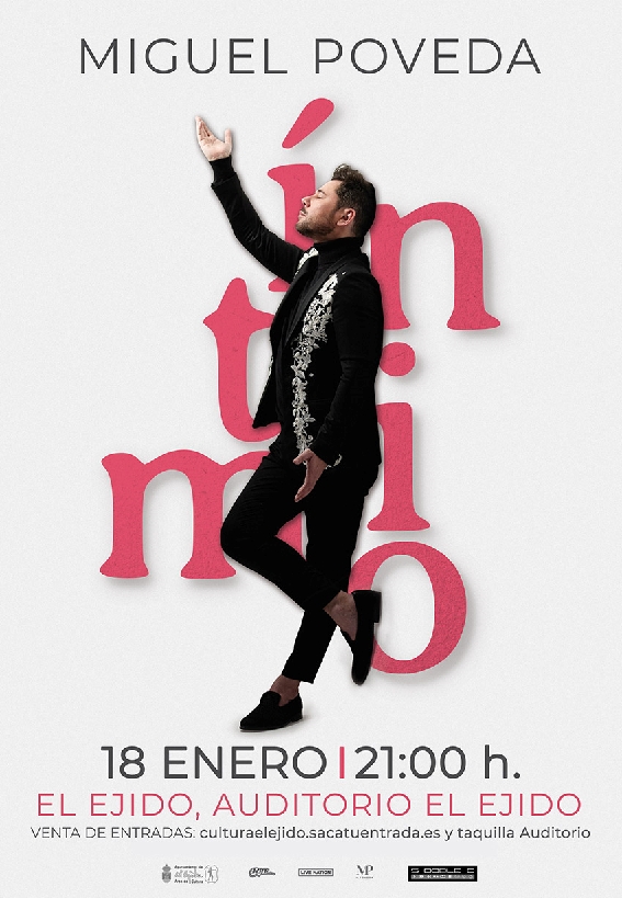 A la venta las entradas para el concierto de Miguel Poveda en El Ejido