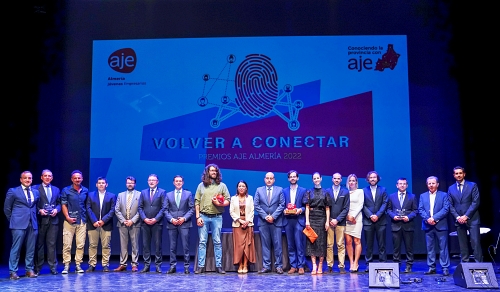 Los Premios AJE Almería 2022 destacan la labor del tejido empresarial