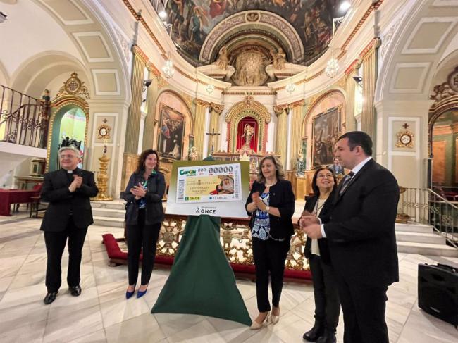 El cupón de la ONCE lleva el Santo Sepulcro de Almería a toda España el 12 de abril