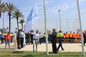 Las playas de Roquetas lucen sus 29 distintivos de calidad