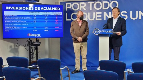 Acuamed solo ha invertido el 4% de lo presupuestado para Almería en 2021