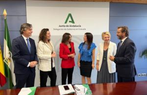 El Puerto de Almería presenta a la Junta de Andalucía el borrador de su Plan Especial