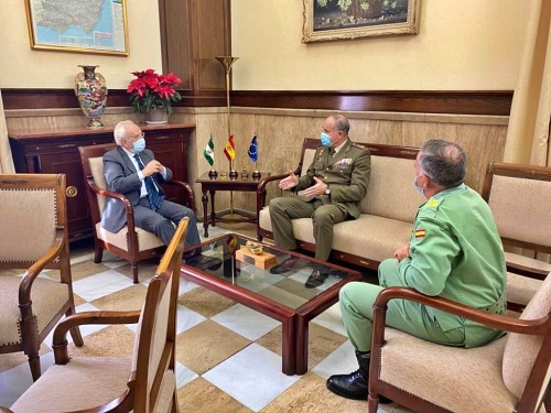 El subdelegado recibe al jefe del Madoc