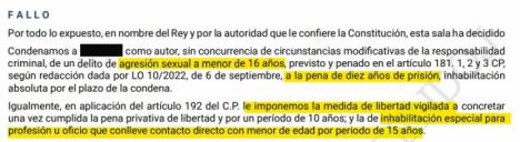 La Ley Montero rebaja dos años la condena al violador de una niña en Almería