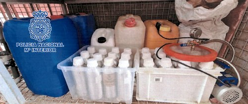 Desmantelado un laboratorio de drogas en Almería
