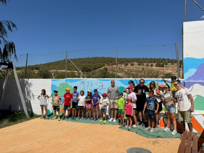 Diputación organiza un taller de pintura de mural en María