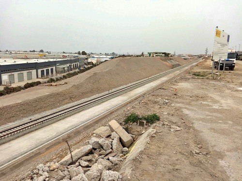 Adif AV ultima las obras de integración ferroviaria del Puche en Almería