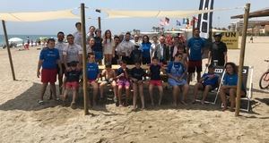 La Asociación Dárata vuelve a elegir las playas de Roquetas para celebrar su "Verano Pictodivertido"