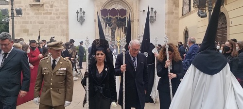 Caicedo acompaña a Nuestra Señora del Rosario del Mar el Jueves Santo